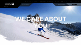 What Dolomitisuperski.com website looked like in 2020 (3 years ago)