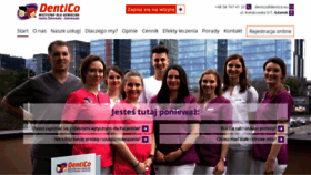 What Dentico.eu website looked like in 2020 (3 years ago)