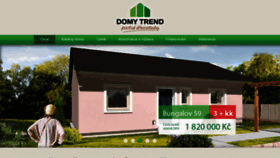 What Domytrend.cz website looked like in 2020 (3 years ago)