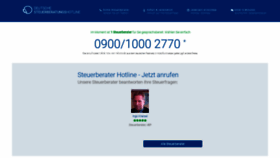 What Deutsche-steuerberatungshotline.de website looked like in 2020 (3 years ago)