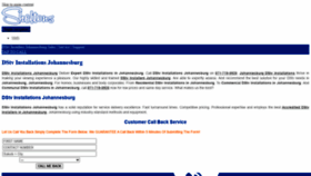 What Dstvinstallersjoburg.co.za website looked like in 2020 (3 years ago)