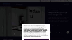 What Diakonie.de website looked like in 2020 (3 years ago)