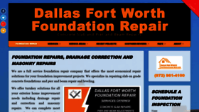 What Dallasfortworthfoundationrepair.com website looked like in 2020 (3 years ago)