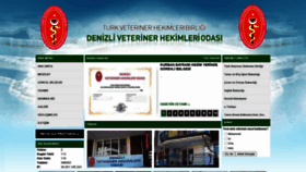 What Denizlivho.org.tr website looked like in 2020 (3 years ago)