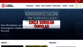 What Derecik.gov.tr website looked like in 2020 (3 years ago)