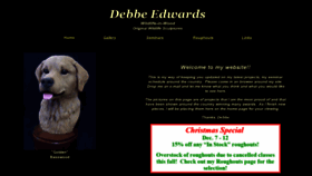 What Debbeedwards.com website looked like in 2020 (3 years ago)