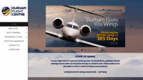 What Durhamflightcentre.com website looked like in 2020 (3 years ago)