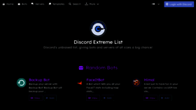 What Discordextremelist.xyz website looked like in 2020 (3 years ago)