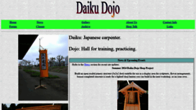 What Daikudojo.org website looked like in 2020 (3 years ago)