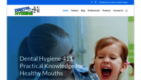 What Dentalhygiene411.com website looked like in 2020 (3 years ago)