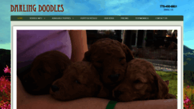 What Darling-doodles.com website looked like in 2020 (3 years ago)