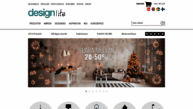 What Designlite.se website looked like in 2020 (3 years ago)