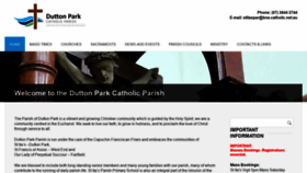 What Duttonparkcatholic.org.au website looked like in 2020 (3 years ago)
