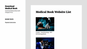 What Downloadmedicalbook.com website looked like in 2020 (5 years ago)
