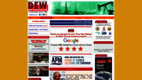What Dewjournal.com website looked like in 2020 (3 years ago)