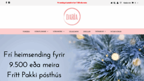 What Daria.is website looked like in 2020 (3 years ago)