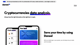 What Daneel.io website looked like in 2020 (3 years ago)