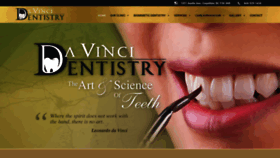What Davincidentistry.ca website looked like in 2020 (3 years ago)