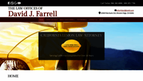 What Davidjfarrell.com website looked like in 2020 (3 years ago)