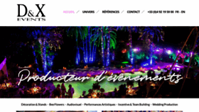 What Dx-events.com website looked like in 2020 (3 years ago)