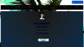 What Donbarrettrealestate.com website looked like in 2020 (3 years ago)