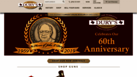 What Durysguns.com website looked like in 2020 (3 years ago)