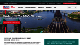 What Debtsolutions-ottawa.ca website looked like in 2020 (3 years ago)