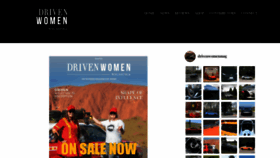 What Drivenwomenmag.com website looked like in 2020 (3 years ago)