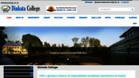 What Dinhatacollege.ac.in website looked like in 2020 (3 years ago)