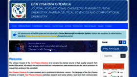 What Derpharmachemica.com website looked like in 2020 (3 years ago)