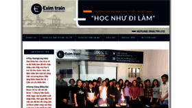 What Daotaoxuatnhapkhau.com website looked like in 2020 (3 years ago)