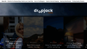 What Dropjack.com website looked like in 2020 (3 years ago)
