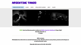 What Damianandsarahtango.com website looked like in 2020 (3 years ago)