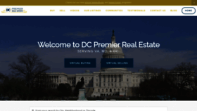 What Dcpremierrealestate.com website looked like in 2020 (3 years ago)