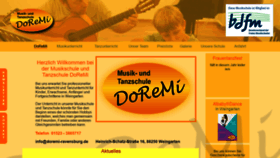 What Doremi-ravensburg.de website looked like in 2020 (3 years ago)