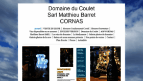 What Domaineducoulet.com website looked like in 2020 (3 years ago)