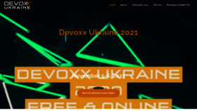 What Devoxx.com.ua website looked like in 2020 (3 years ago)