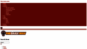 What Dailywav.com website looked like in 2020 (3 years ago)
