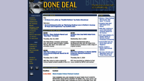 What Donedealpro.com website looked like in 2020 (3 years ago)