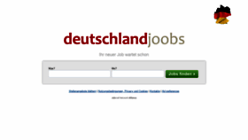 What Deutschlandjoobs.com website looked like in 2020 (3 years ago)