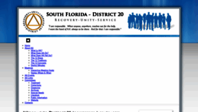 What District20aa.org website looked like in 2020 (3 years ago)