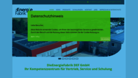What Dieenergiefabrik.de website looked like in 2020 (3 years ago)