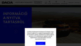What Daciagroup.hu website looked like in 2020 (3 years ago)