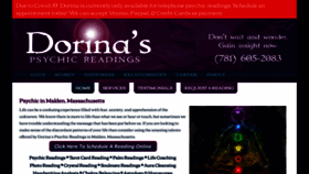 What Dorinaspsychicreadings.com website looked like in 2020 (3 years ago)