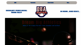 What Dreambigathletics.com website looked like in 2020 (3 years ago)