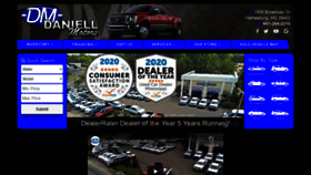 What Daniellmotors.com website looked like in 2020 (3 years ago)