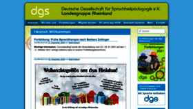 What Dgs-rheinland.de website looked like in 2020 (3 years ago)