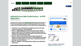 What Darwinsfinance.com website looked like in 2020 (3 years ago)