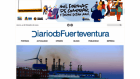 What Diariodefuerteventura.com website looked like in 2020 (3 years ago)
