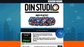 What Dinstudio.no website looked like in 2020 (3 years ago)